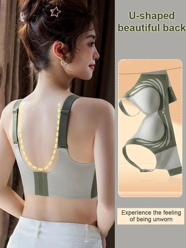 Buy 1 Get 3 FREE | London-Paris Premium Designer Edition Anti-Sagging Mega Lift Padded Wireless Bra