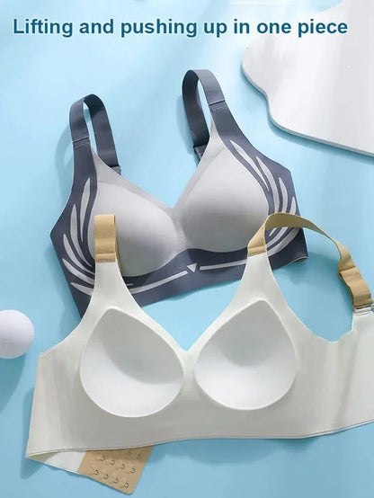 Buy 1 Get 3 FREE | London-Paris Premium Designer Edition Anti-Sagging Mega Lift Padded Wireless Bra