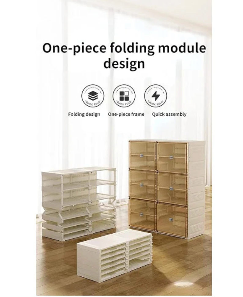 Smart Foldable Shoe Rack Shelf - 8 Layer | BUY 1 GET 1 FREE