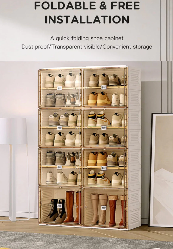 Smart Foldable Shoe Rack Shelf - 8 Layer | BUY 1 GET 1 FREE